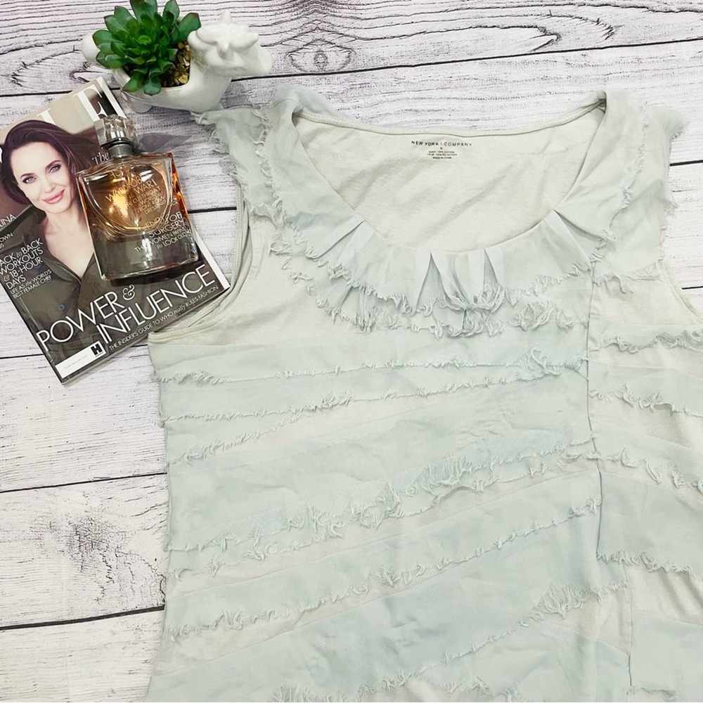NY&Co - Organza Overlay Blouse